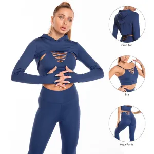 3pcs 3 Pack Women's Gradient Butterfly High-Waist Butt-Lifting Leggings | Seamless Yoga Pants | Scrunch Elastic Tights