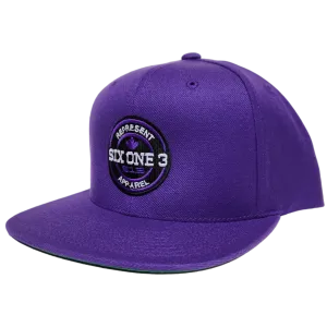 613 Snapback Benchmark Purple
