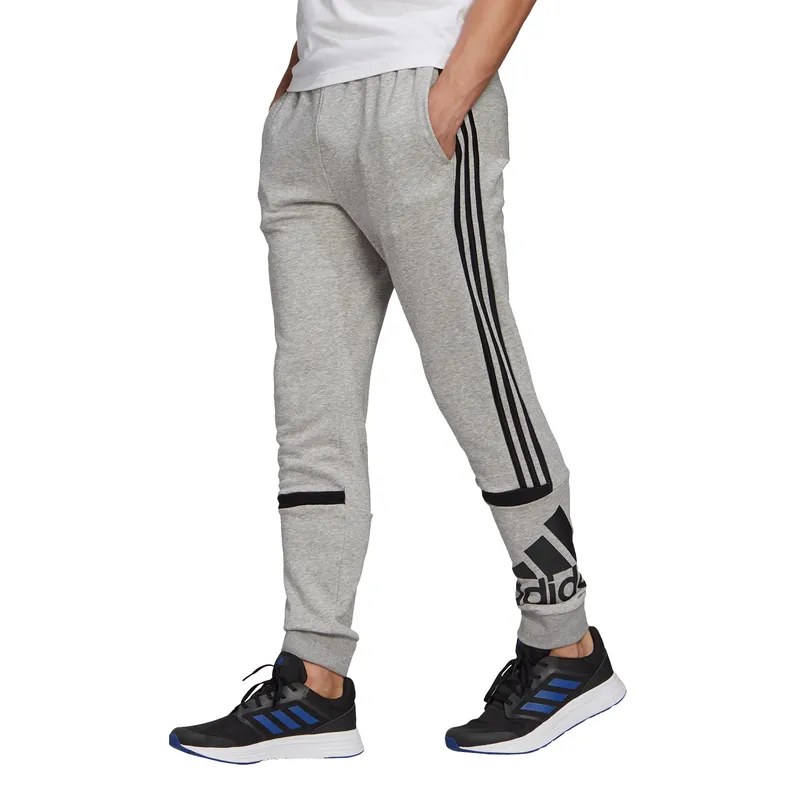 Adidas Mens Essentials Logo ColorBlock Cuff Pants