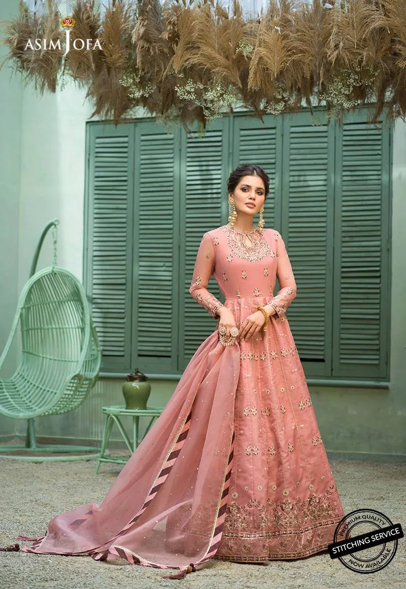 AJFC-40 | Asim Jofa Jashn Collection 2021 | Unstitched Organza Suit