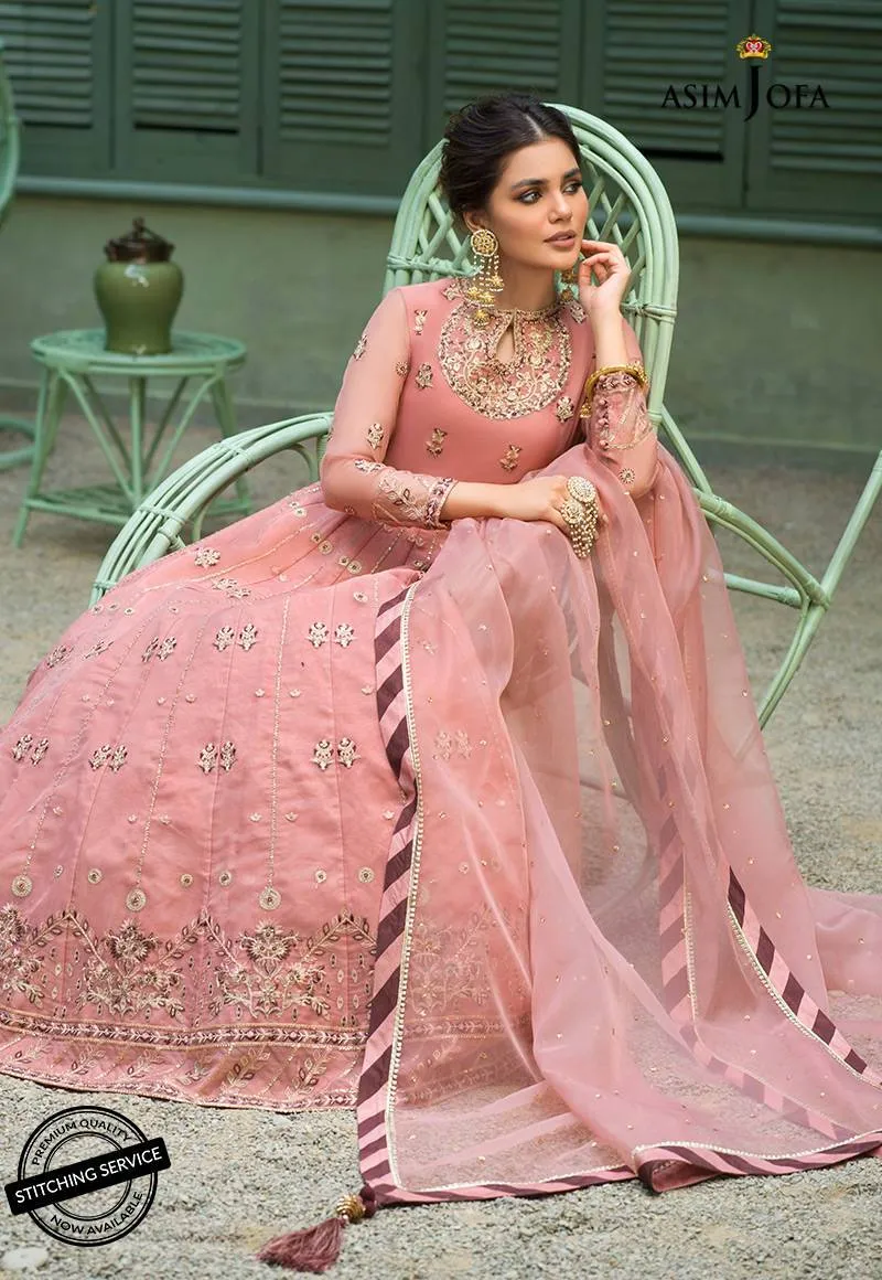 AJFC-40 | Asim Jofa Jashn Collection 2021 | Unstitched Organza Suit