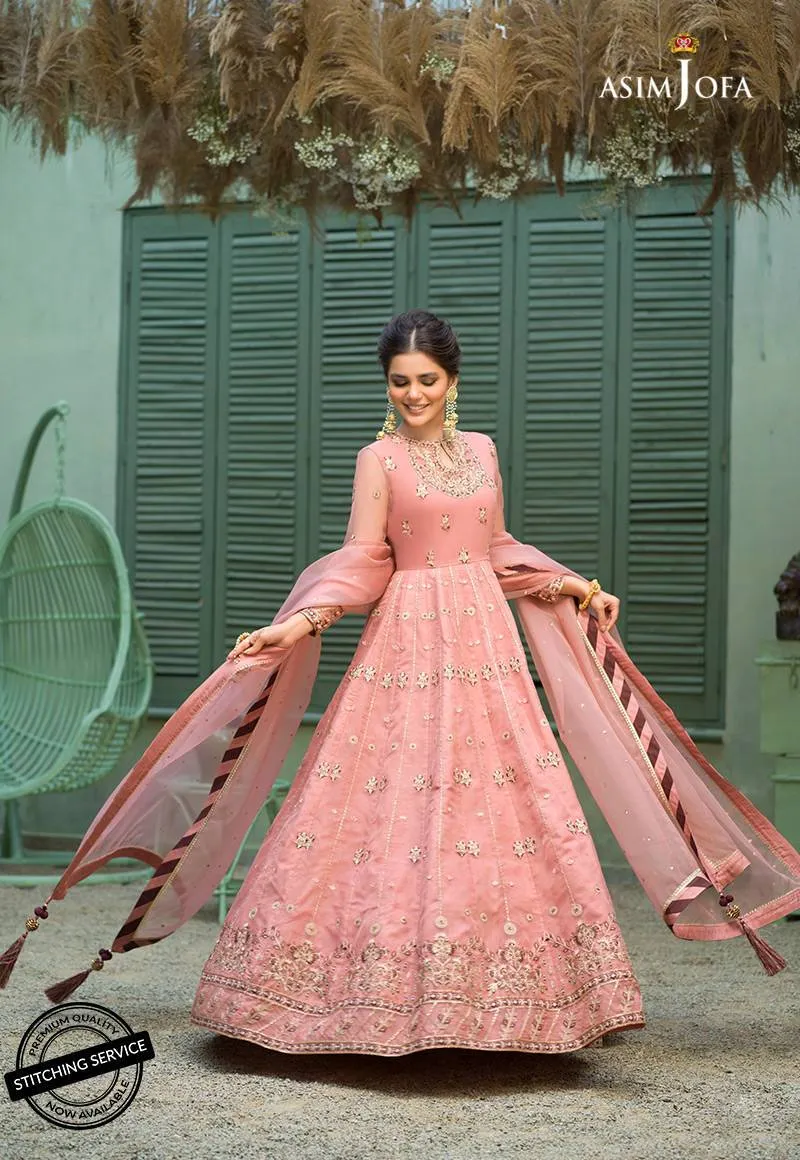 AJFC-40 | Asim Jofa Jashn Collection 2021 | Unstitched Organza Suit