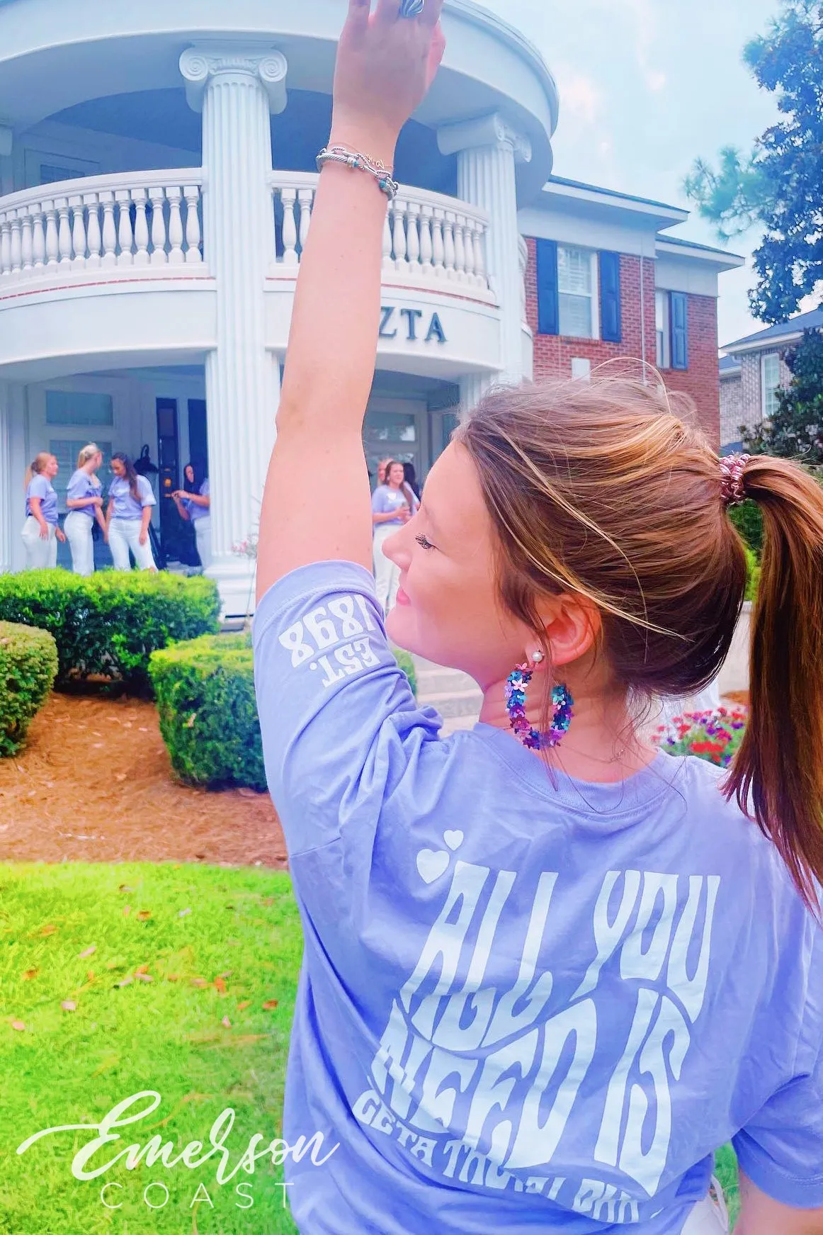 All You Need Is Zeta Tau Alpha Lavender Tee