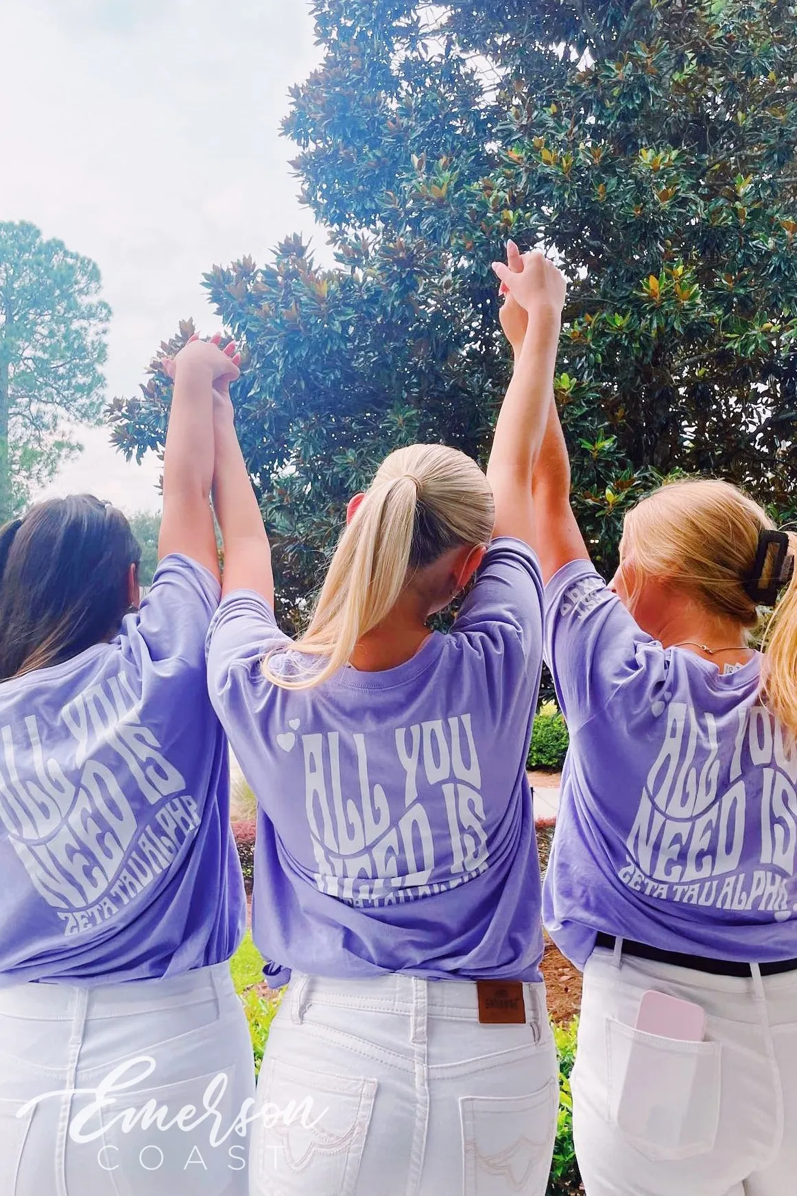 All You Need Is Zeta Tau Alpha Lavender Tee