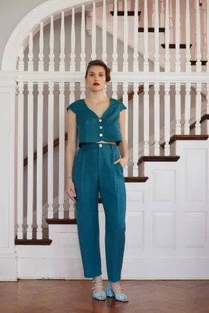 Amare Top in Linen Blend