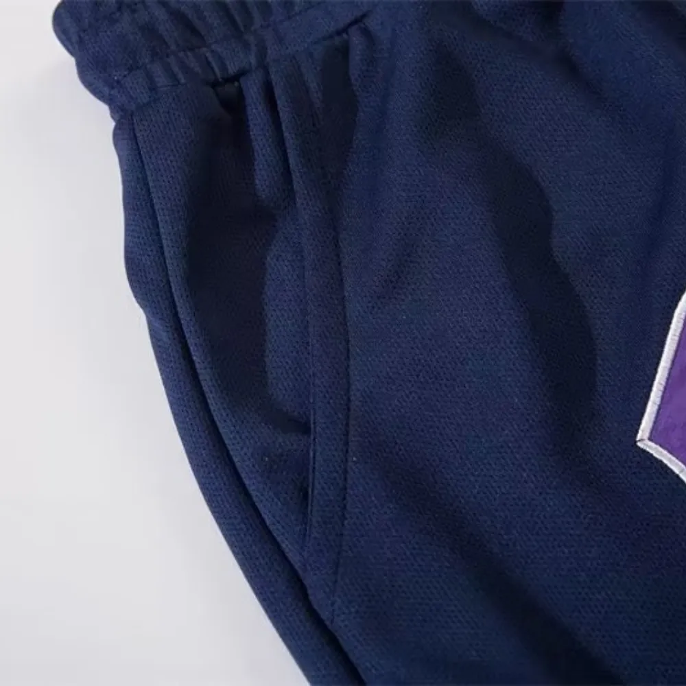 American Letter Embroidery Sports Shorts