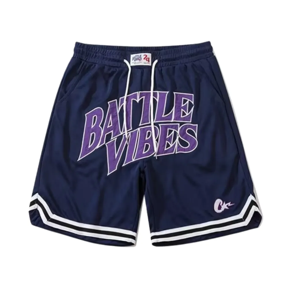 American Letter Embroidery Sports Shorts