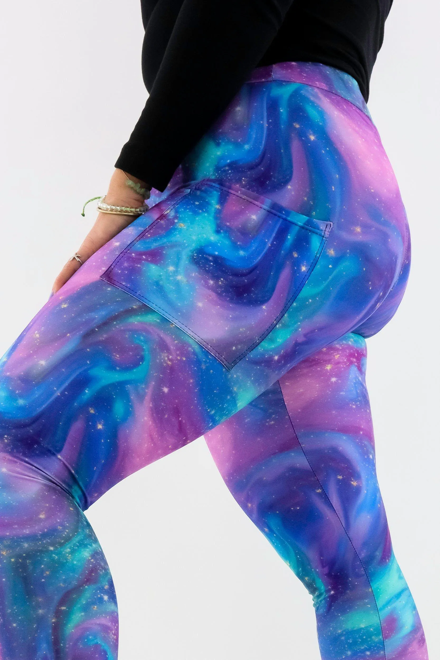 Aurora Sky - Casual - Regular Full Leggings - Pockets