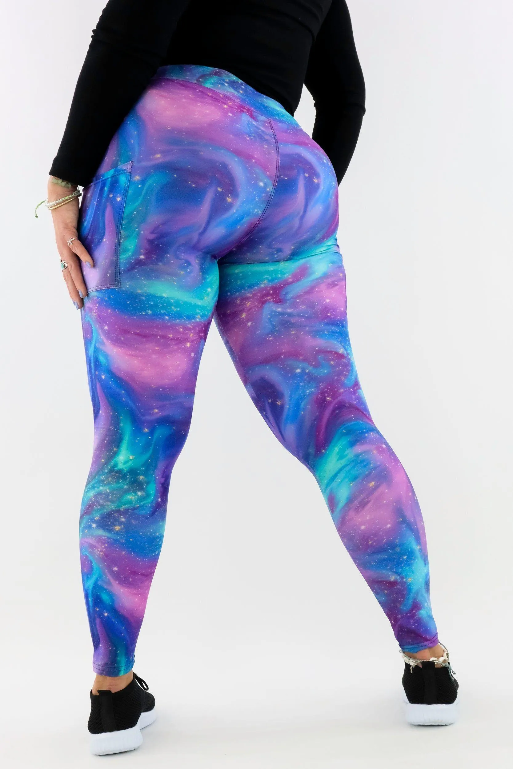 Aurora Sky - Casual - Regular Full Leggings - Pockets