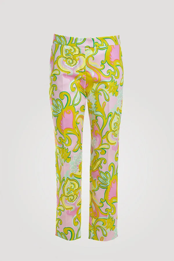 AUSTRIA JACQUARD PATTERN TROUSERS