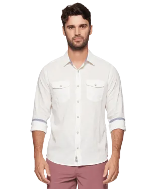 AVALON GARMENT-DYED LINEN SHIRT