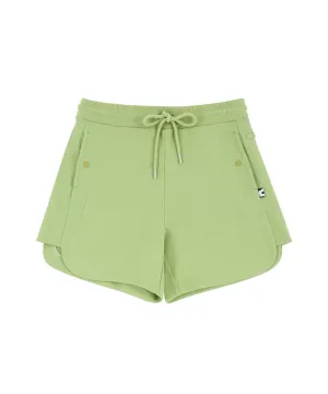 AVEN Banded Slit Sweat Pants - Lime
