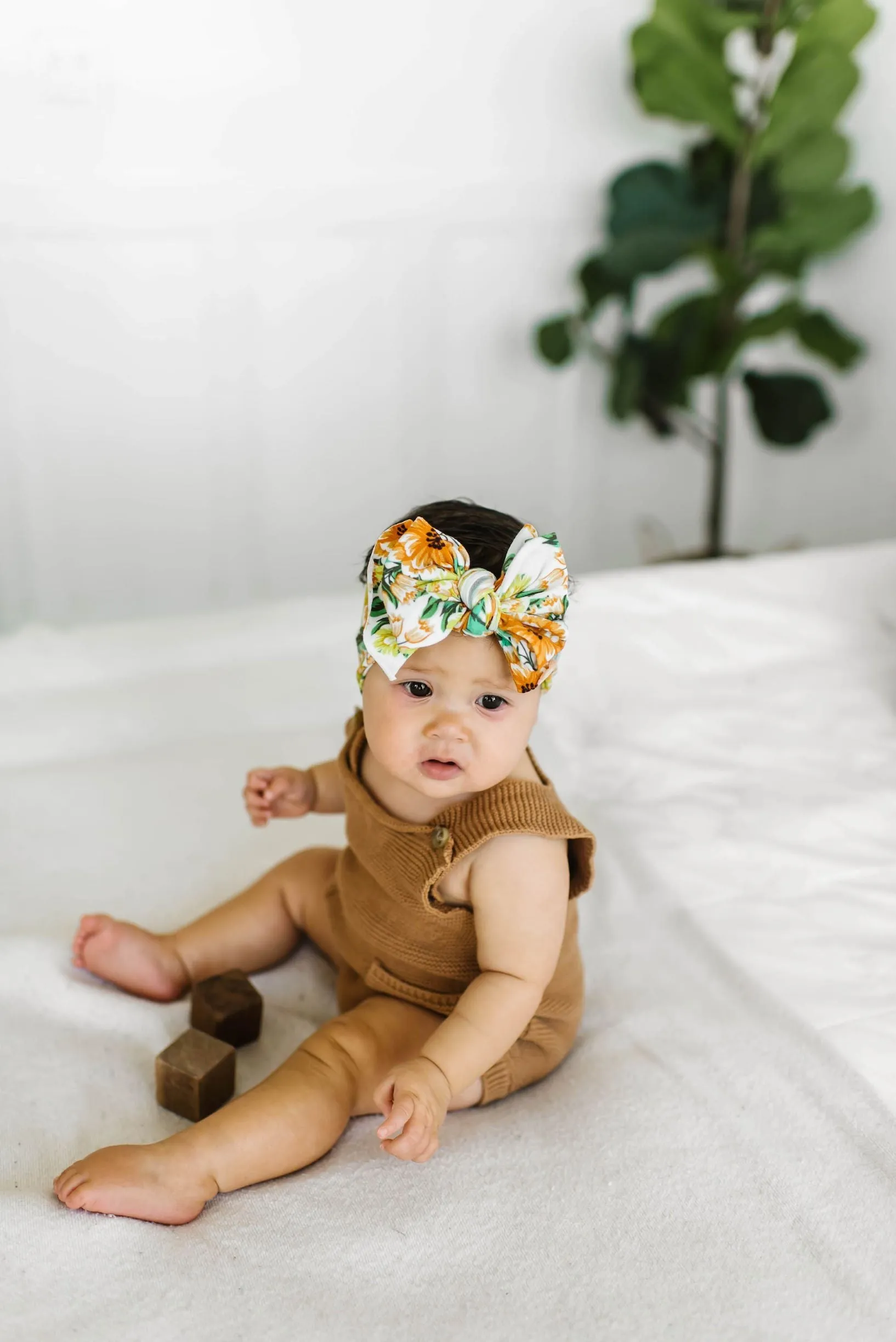 Baby Bling Granny Floral Printed FAB-BOW-LOUS