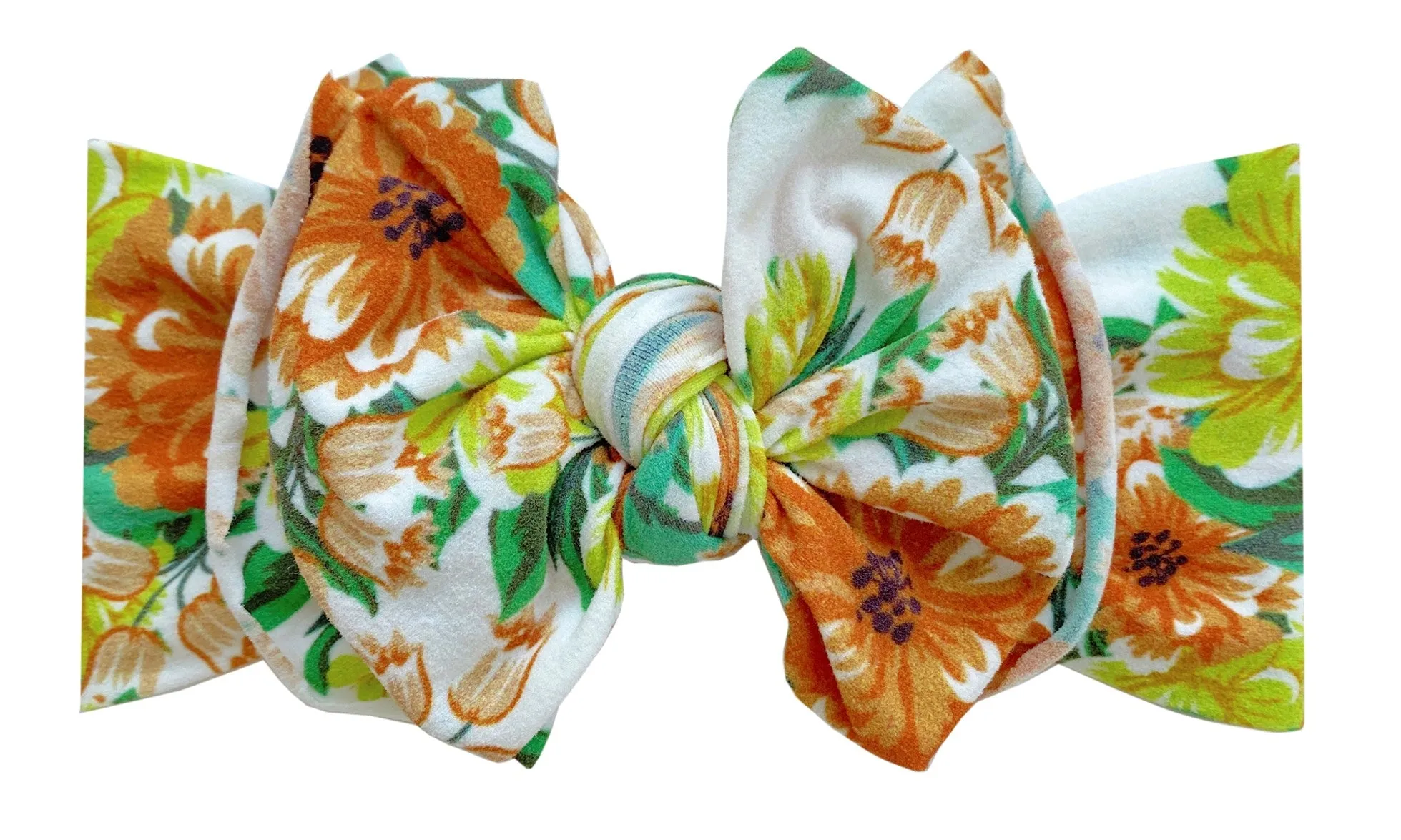 Baby Bling Granny Floral Printed FAB-BOW-LOUS