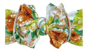 Baby Bling Granny Floral Printed FAB-BOW-LOUS