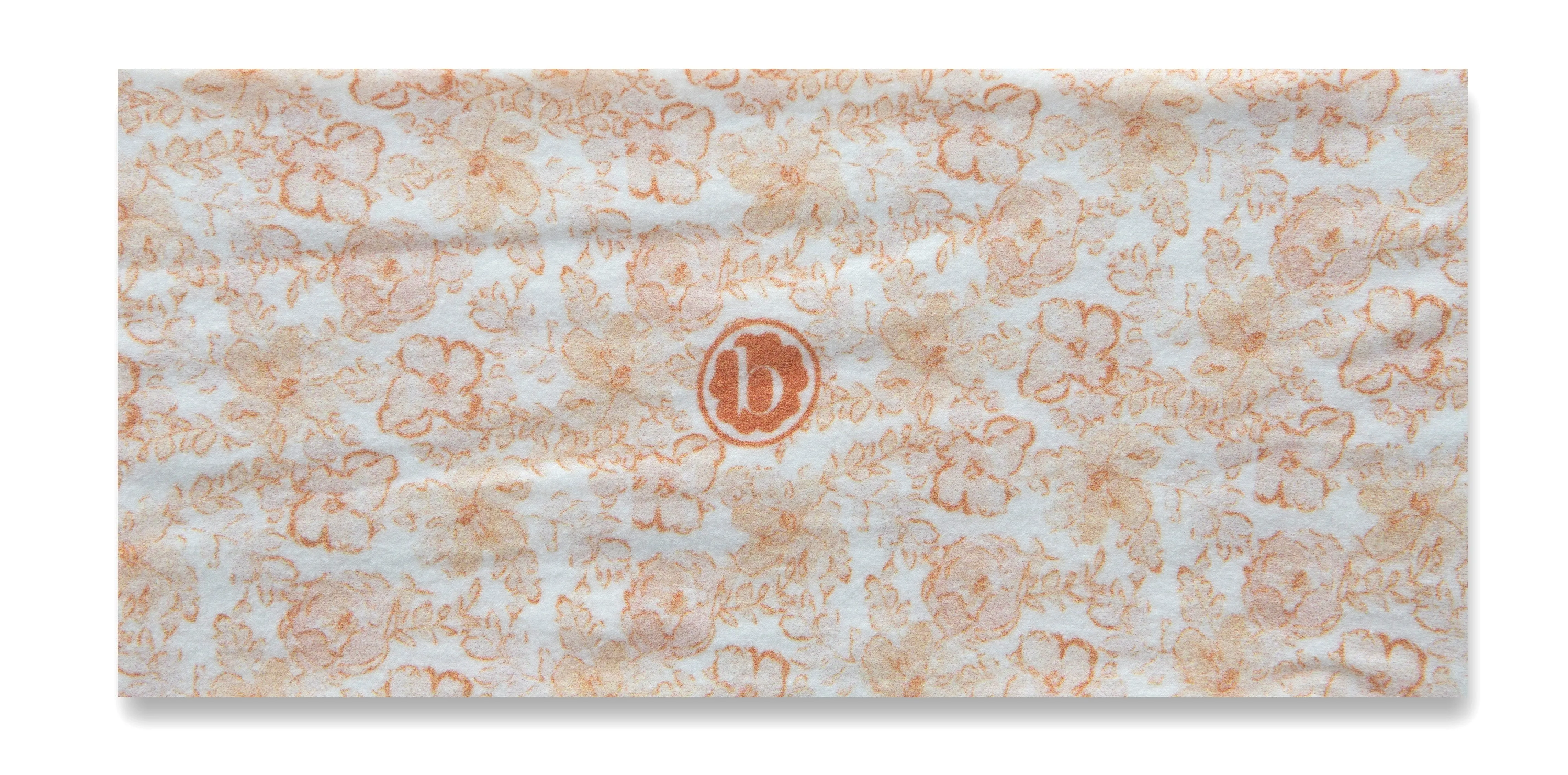 Baby Bling Pretty in Peach Printed Knot Headband