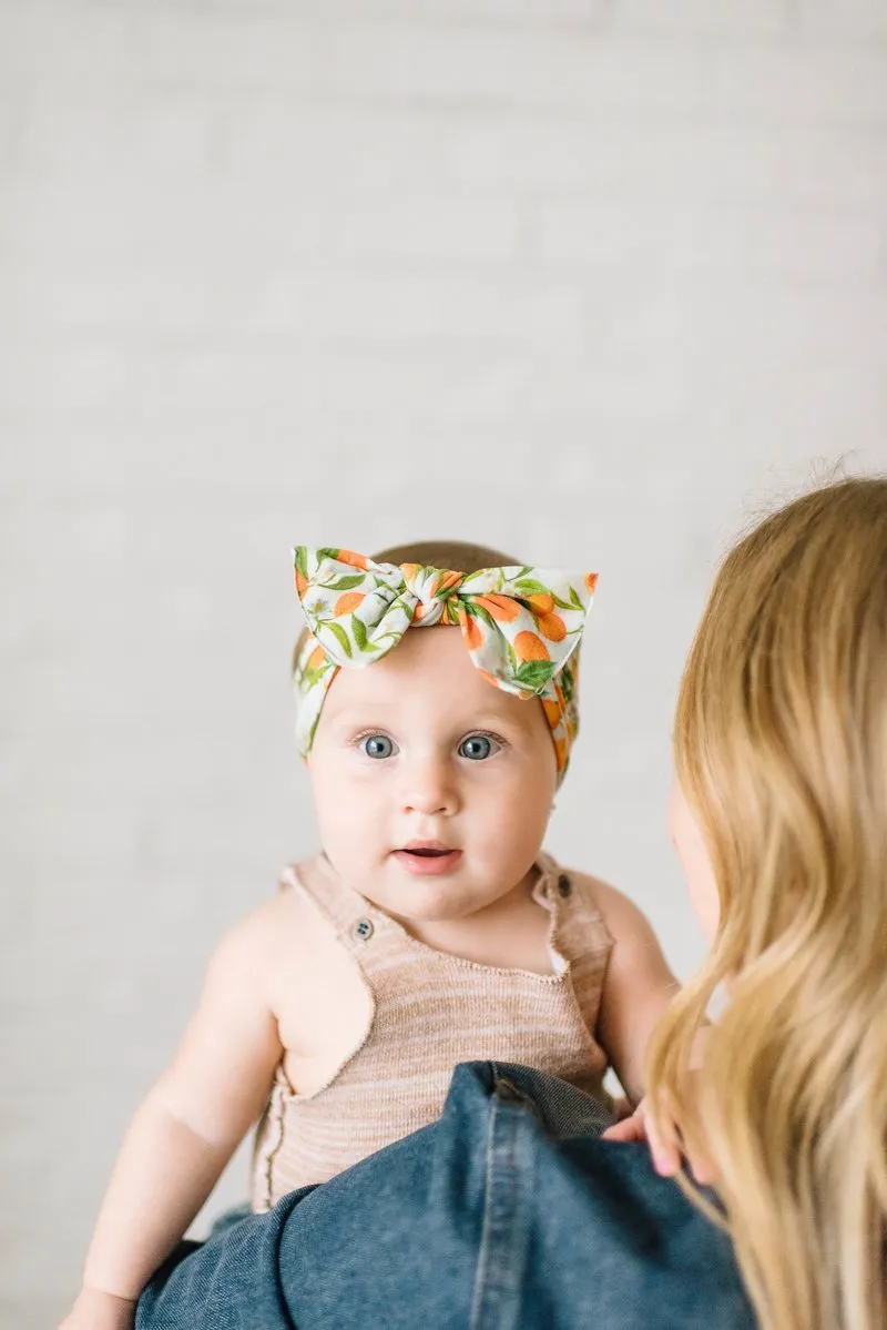 Baby Bling Tropicana Printed Knot Headband