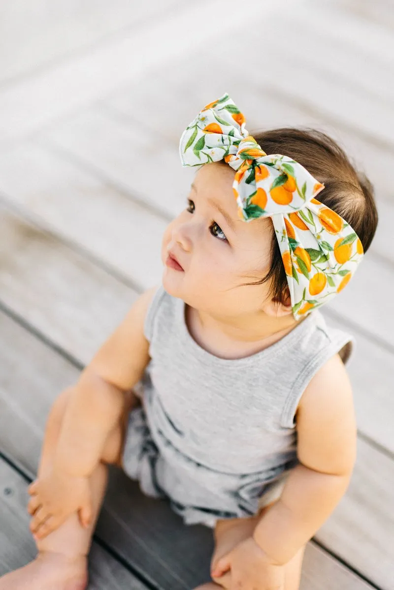 Baby Bling Tropicana Printed Knot Headband