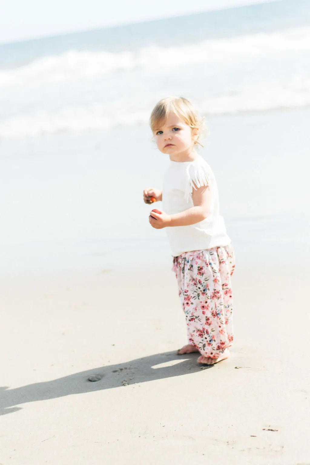 Baby Girl Floral Harem Pants | Satin Love