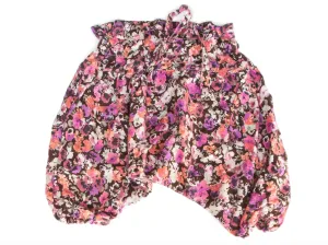 Baby Girls Floral Harem Pants | Plum