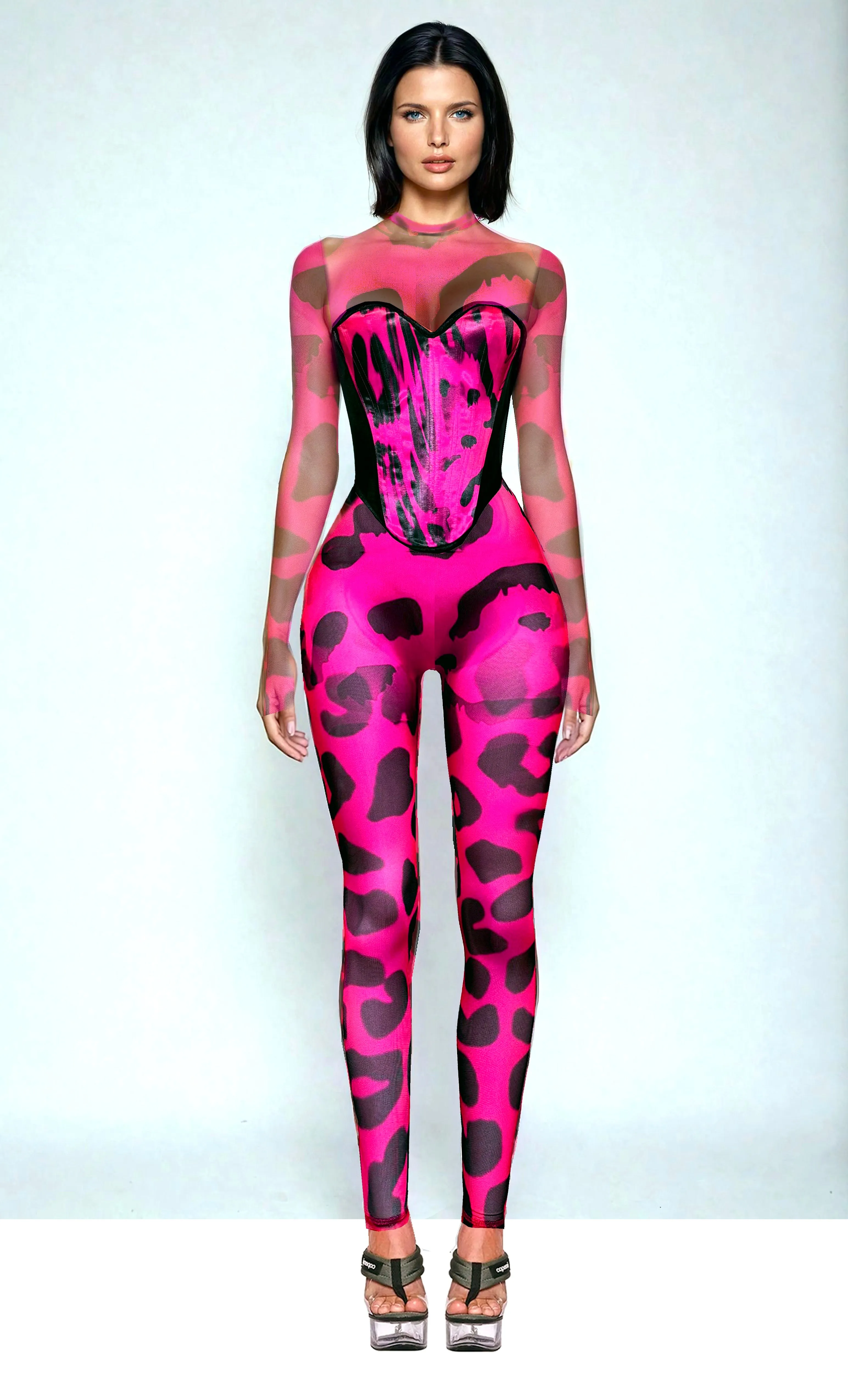 Barbi Corset Bodysuit Set