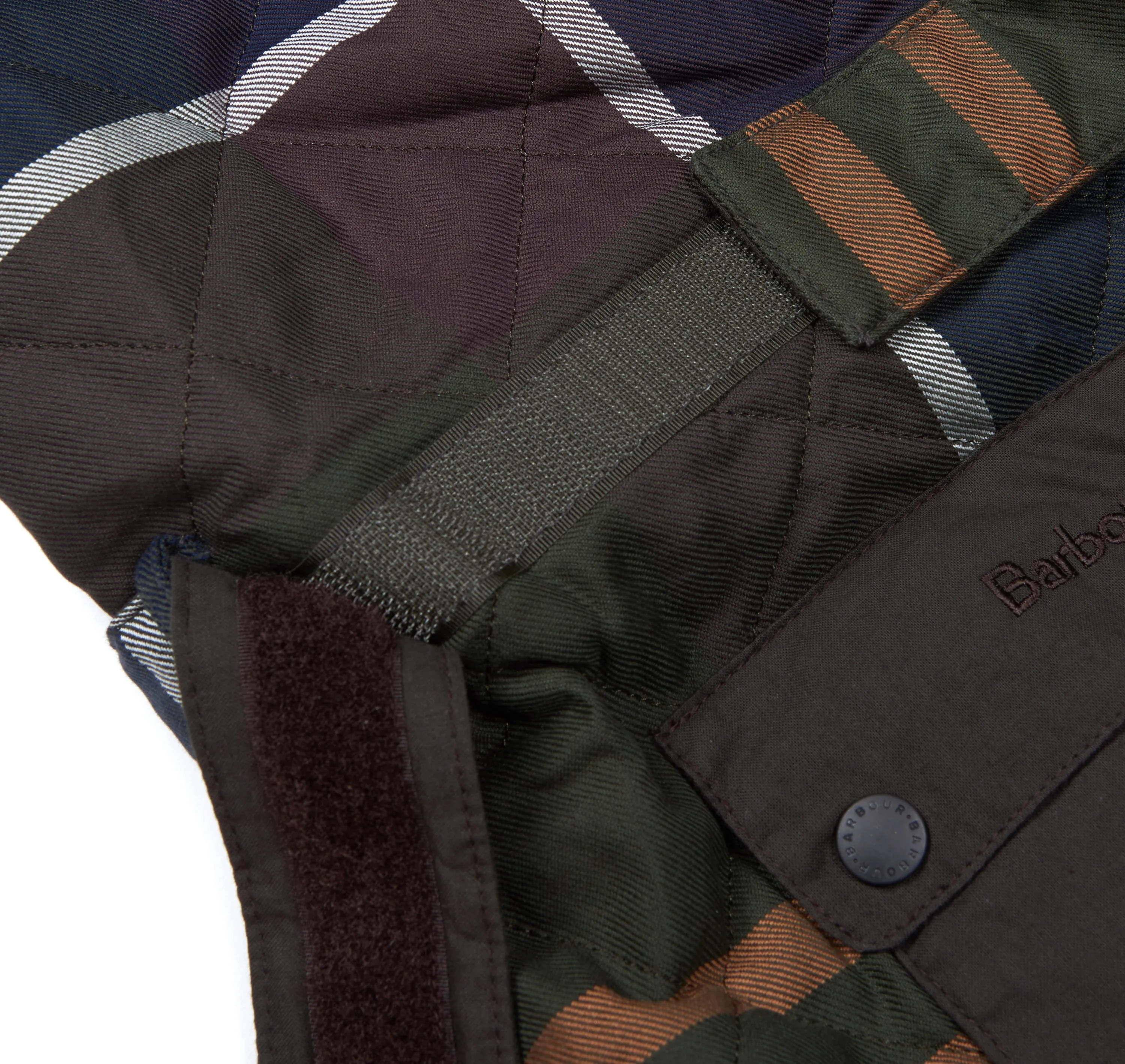 Barbour Quilted Tartan Dog Coat