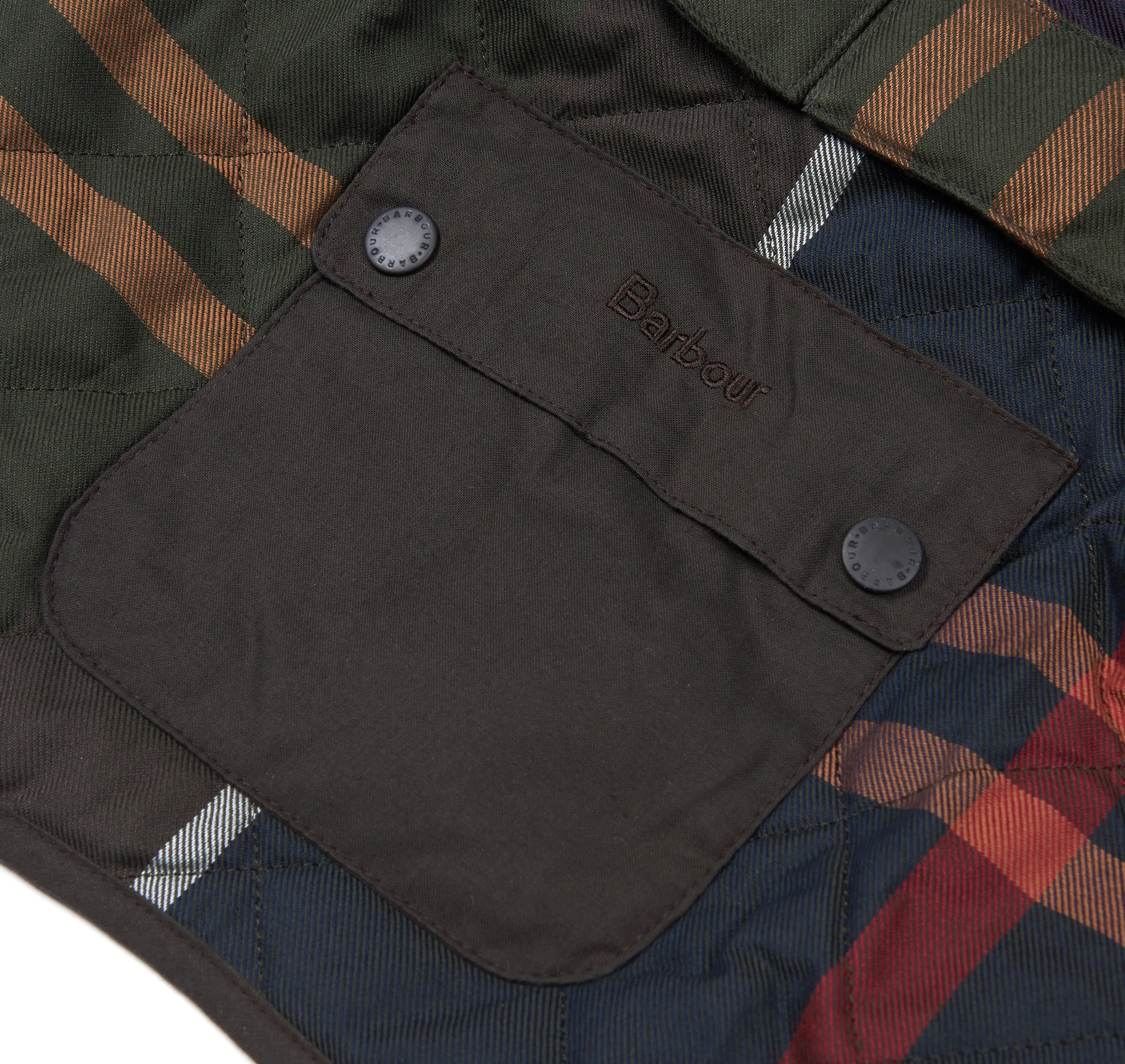 Barbour Quilted Tartan Dog Coat