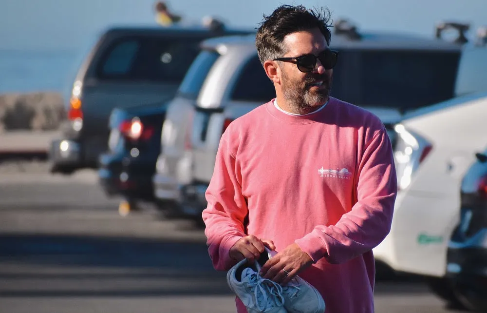 Beach Dyed Crewneck (Salmon)