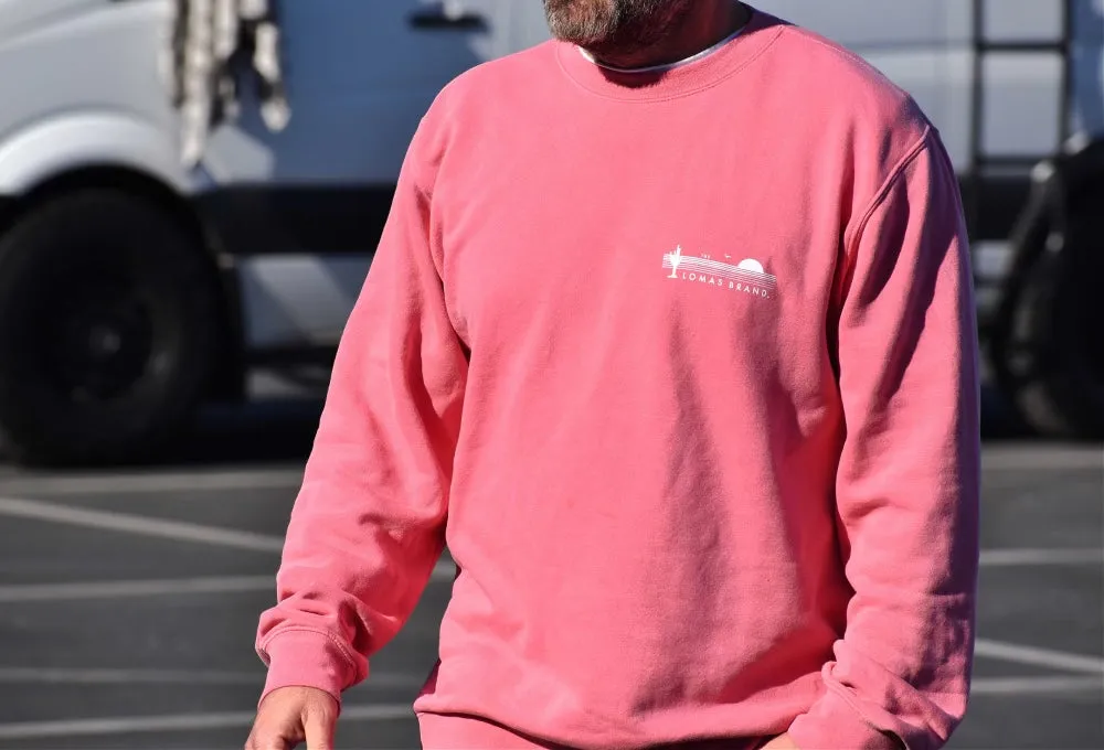 Beach Dyed Crewneck (Salmon)