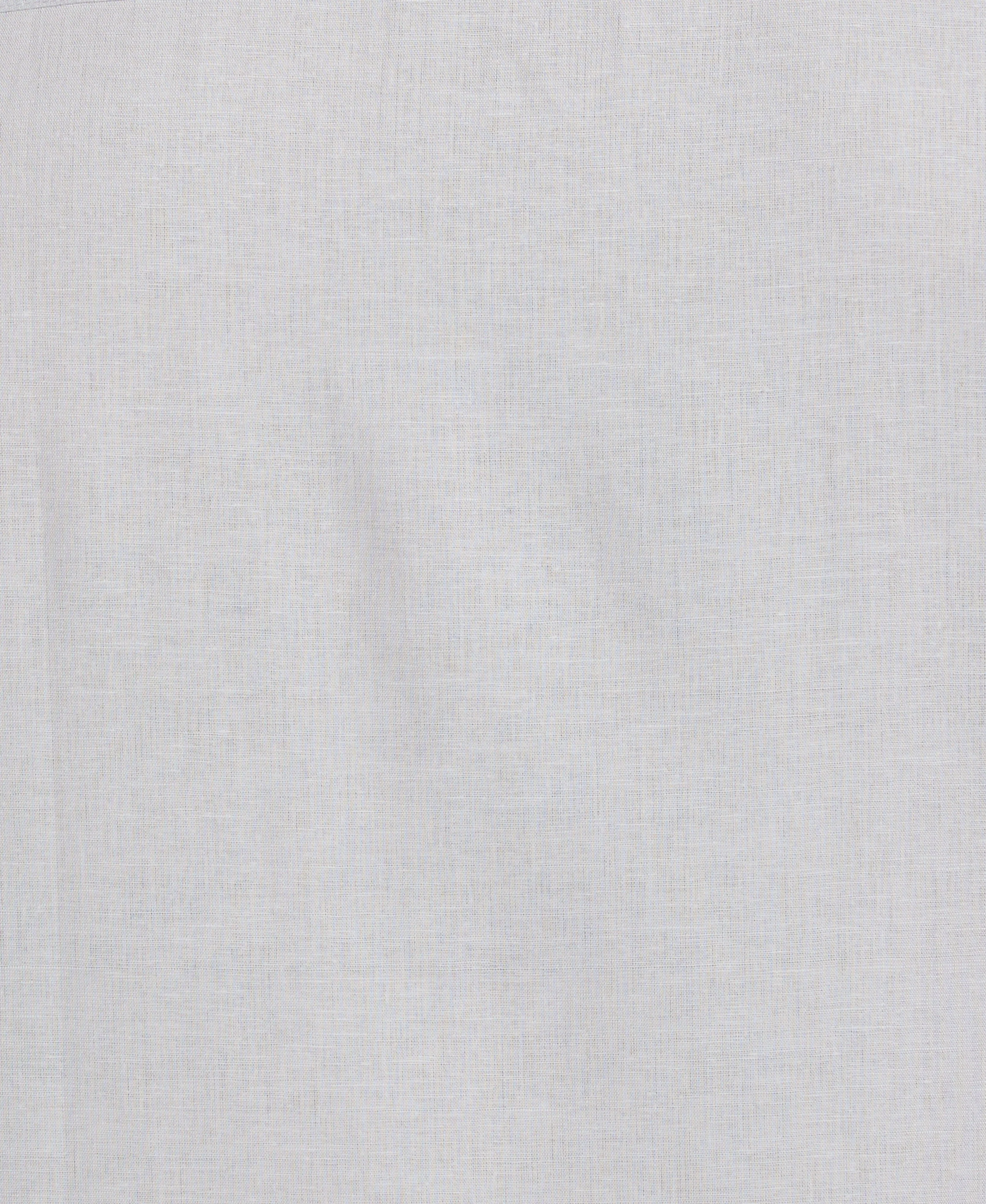 Big & Tall Linen Blend No Pocket Guayabera Shirt