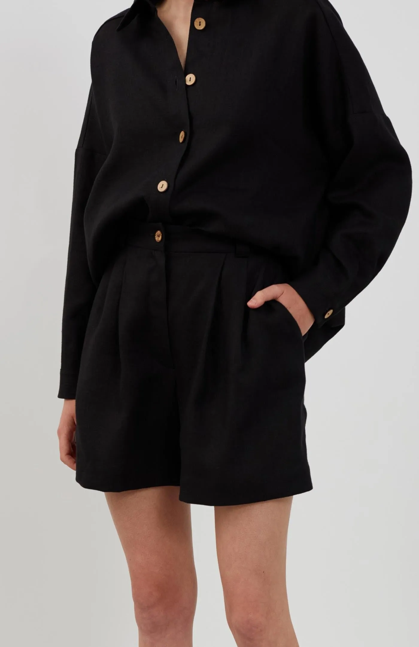 Blackout Bliss Co-ord Set | Cotton Linen Blend
