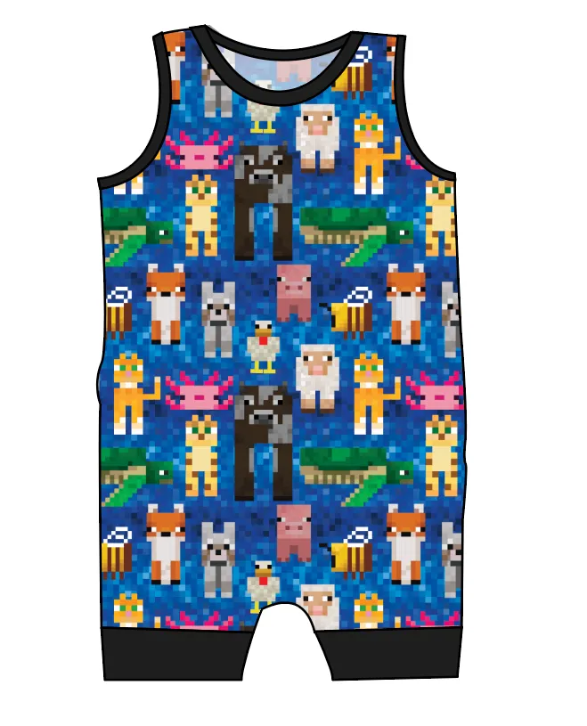 Block Friends Emmett Pants And Shorts T-Shirt Romper