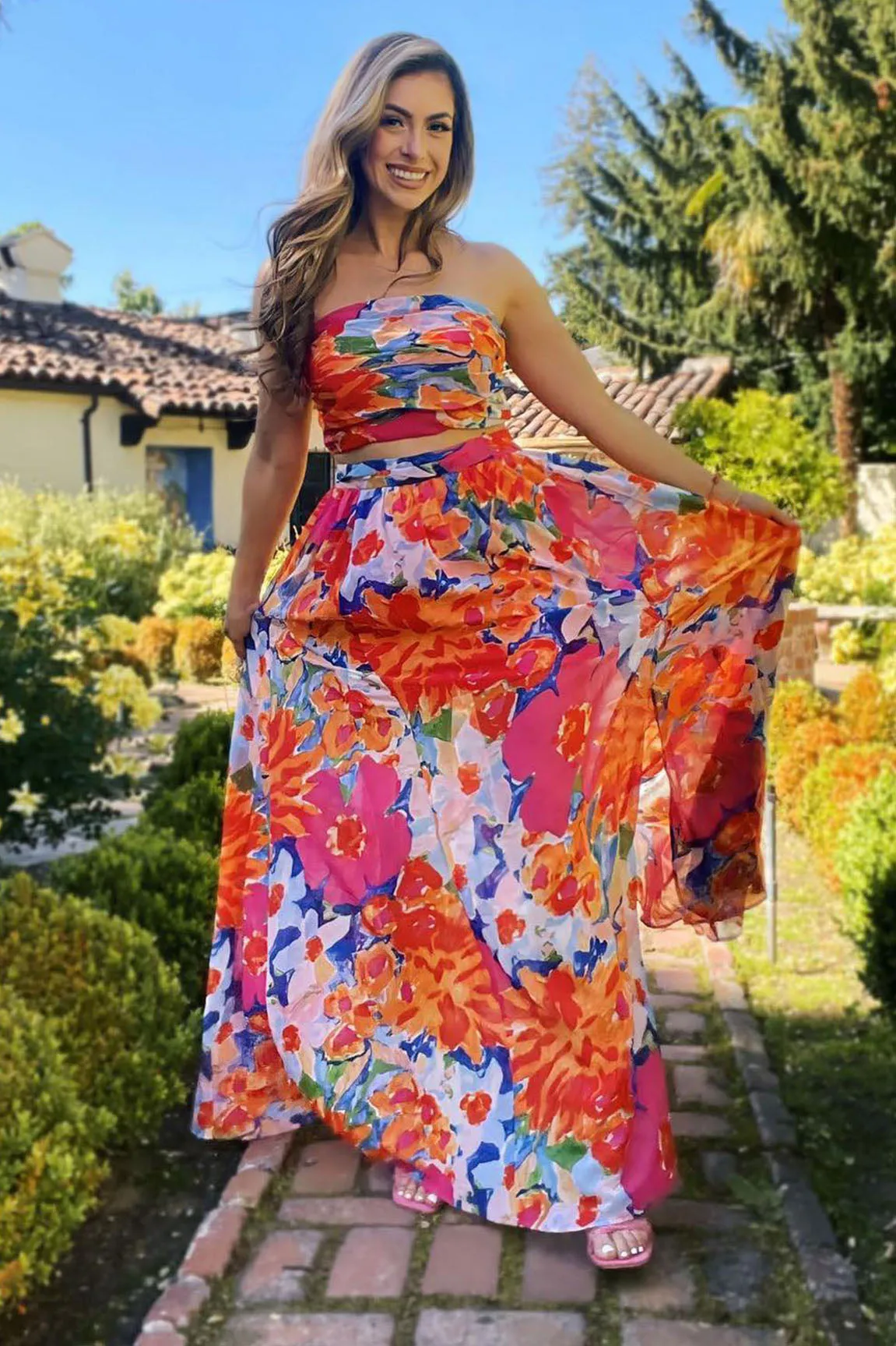 BLOSSOM SKIRT SET