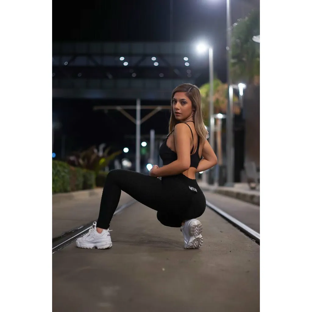 Booty Fitting Textured Compression Leggings