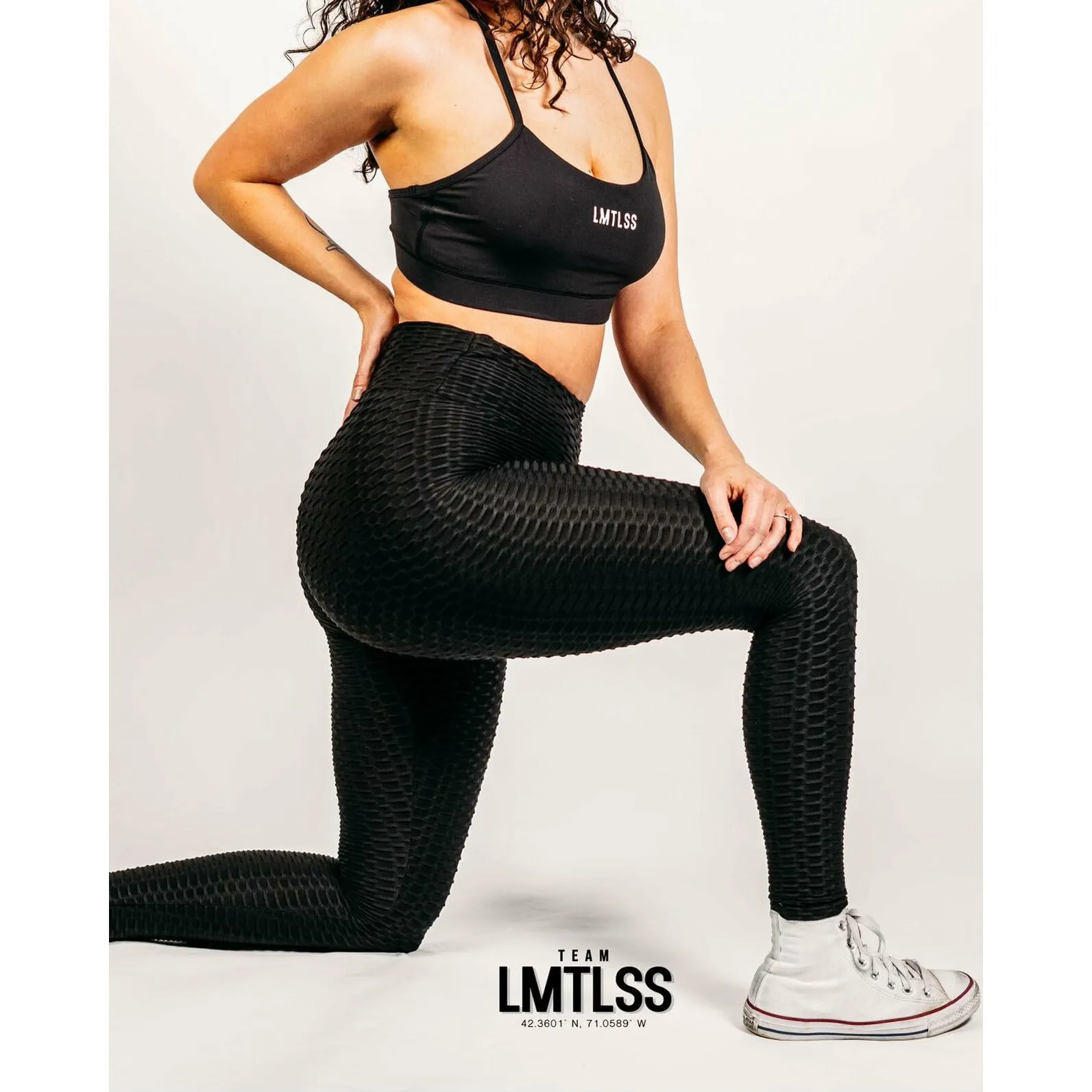 Booty Fitting Textured Compression Leggings