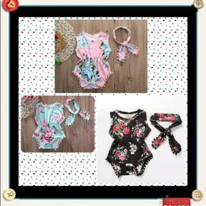 Brand New Onsie Rompers With Headband