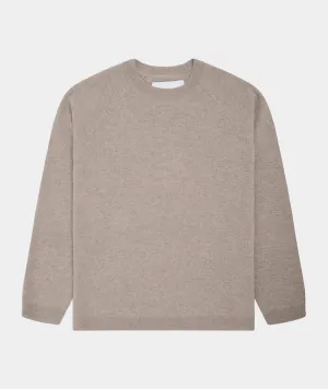 Cashmere Raglan Knit - Earth Melange