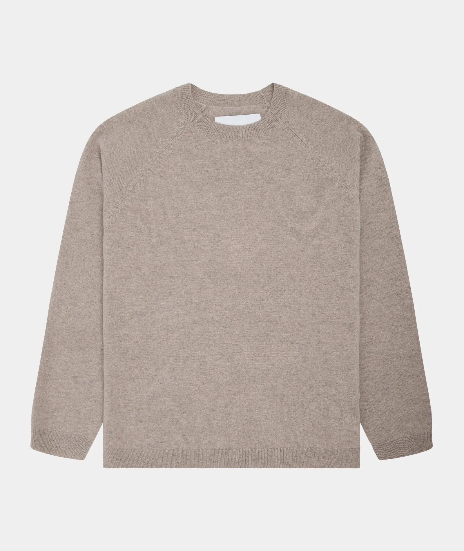 Cashmere Raglan Knit - Earth Melange