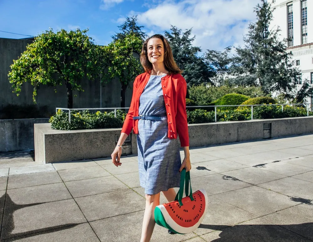 Chambray Utility Dress