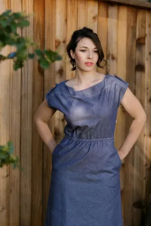 Chambray Utility Dress
