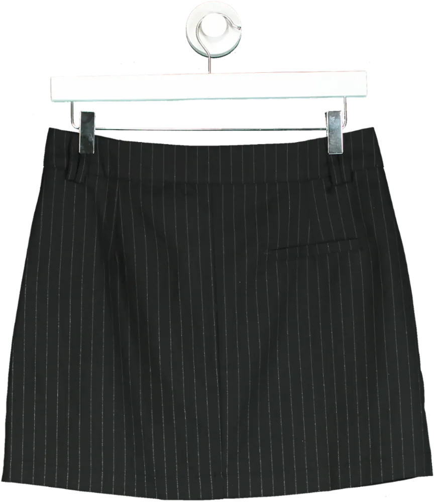 CHPTR-S Black Pinstripe Skirt EU 36 UK 8
