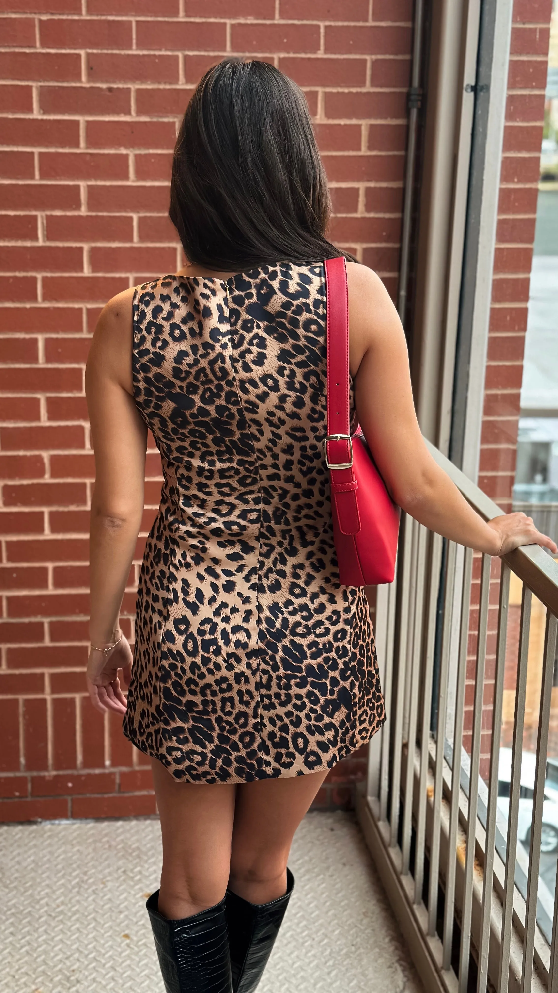 City Girl Leopard Print Dress