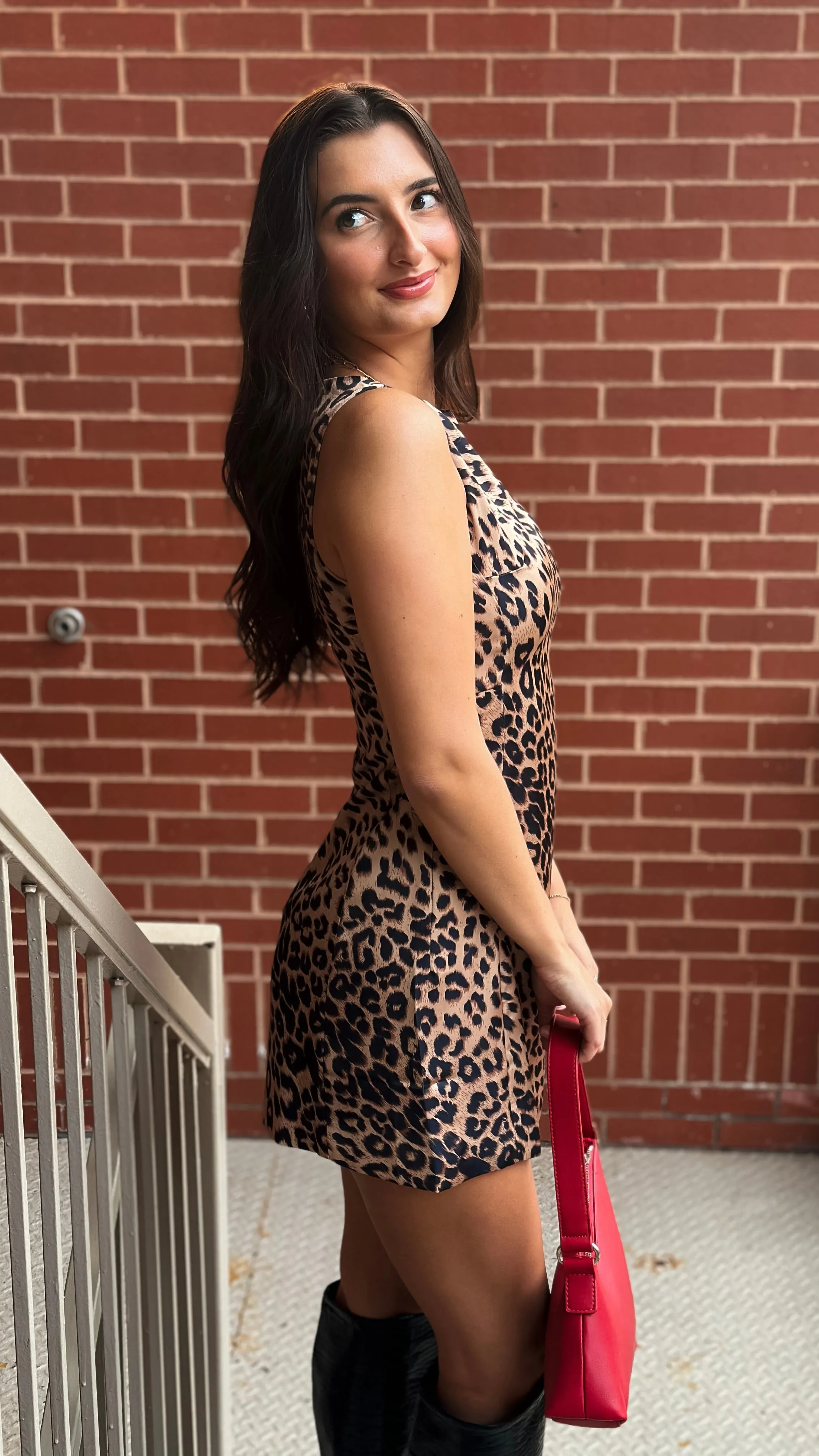 City Girl Leopard Print Dress