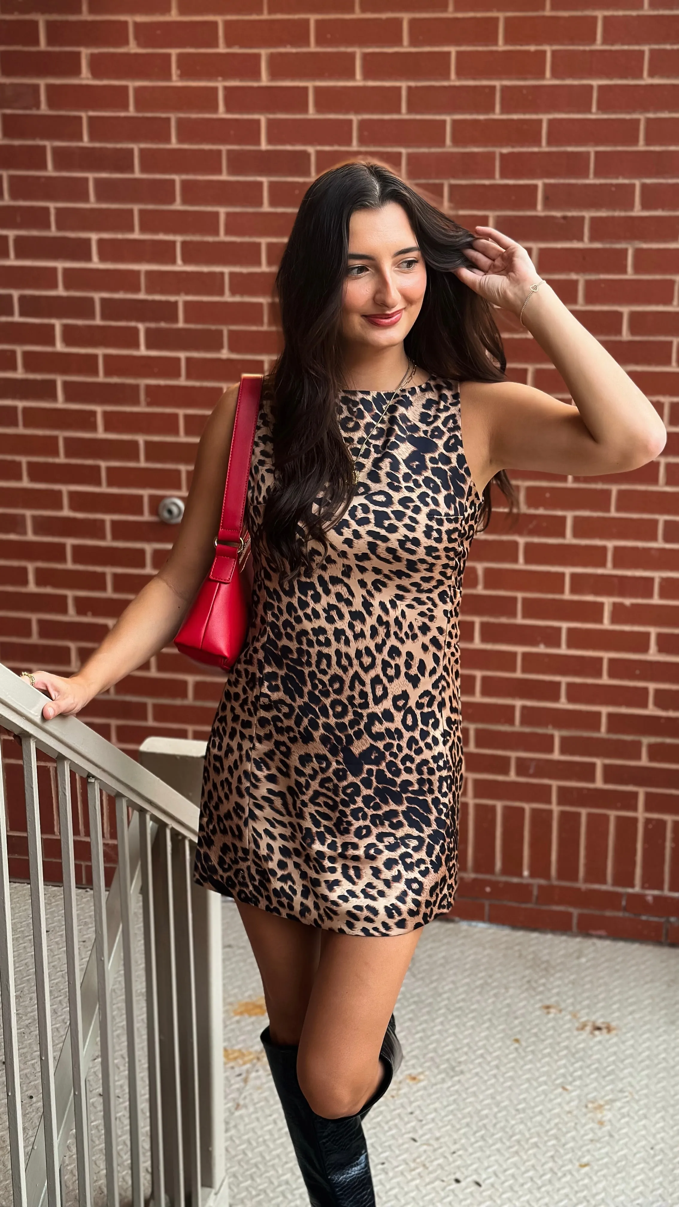 City Girl Leopard Print Dress