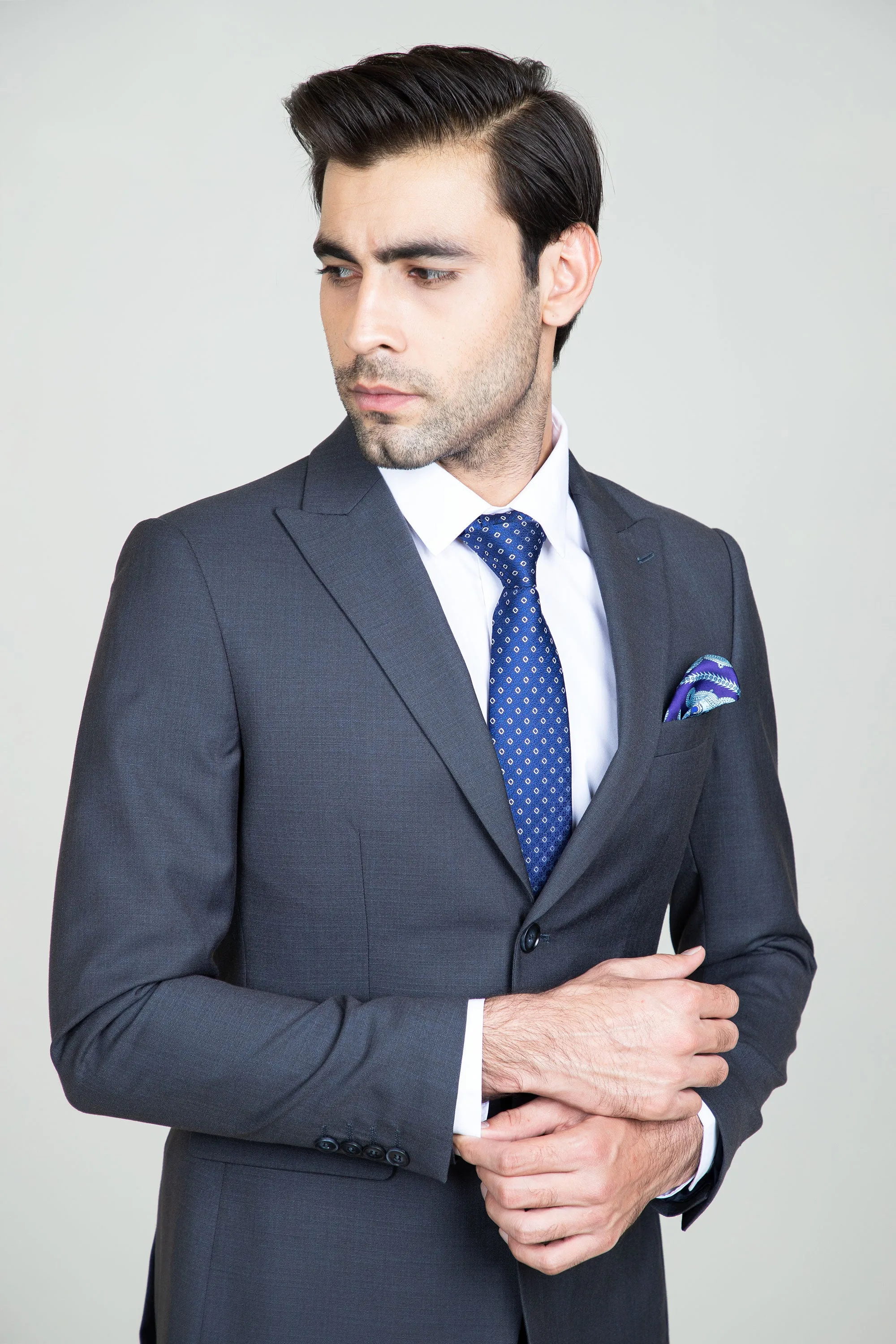 Classic Gray Suit-2pcs