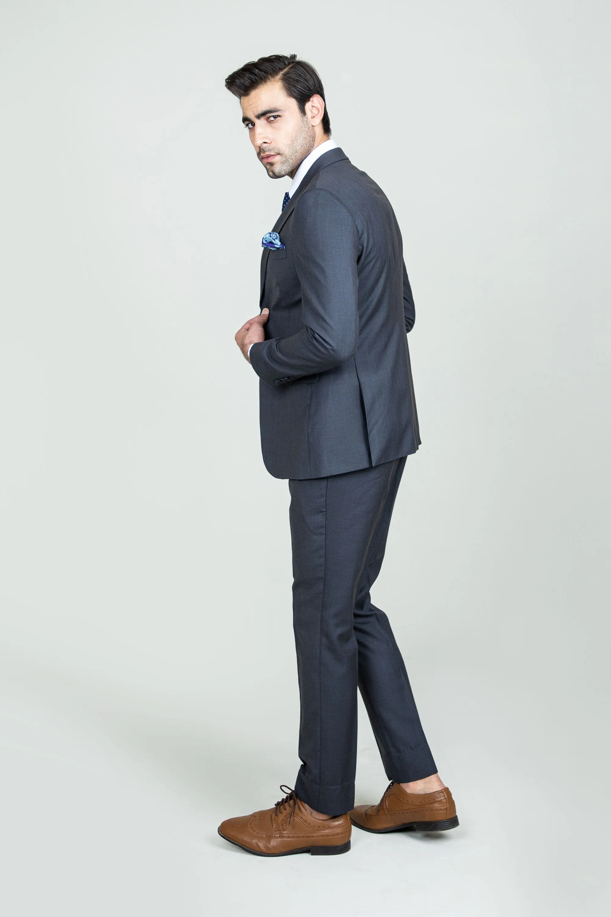 Classic Gray Suit-2pcs