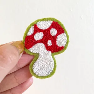 Classic Toadstool - Chainstitch Patch