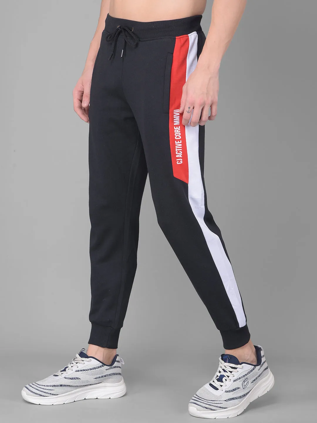 COBB SOLID BLACK WAIST BAND WINTER LOWER