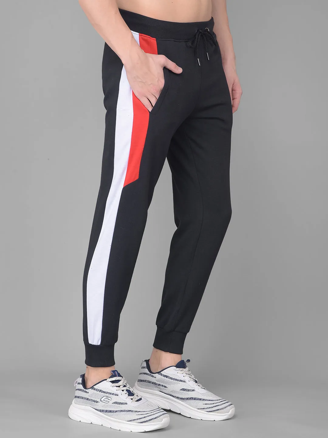 COBB SOLID BLACK WAIST BAND WINTER LOWER