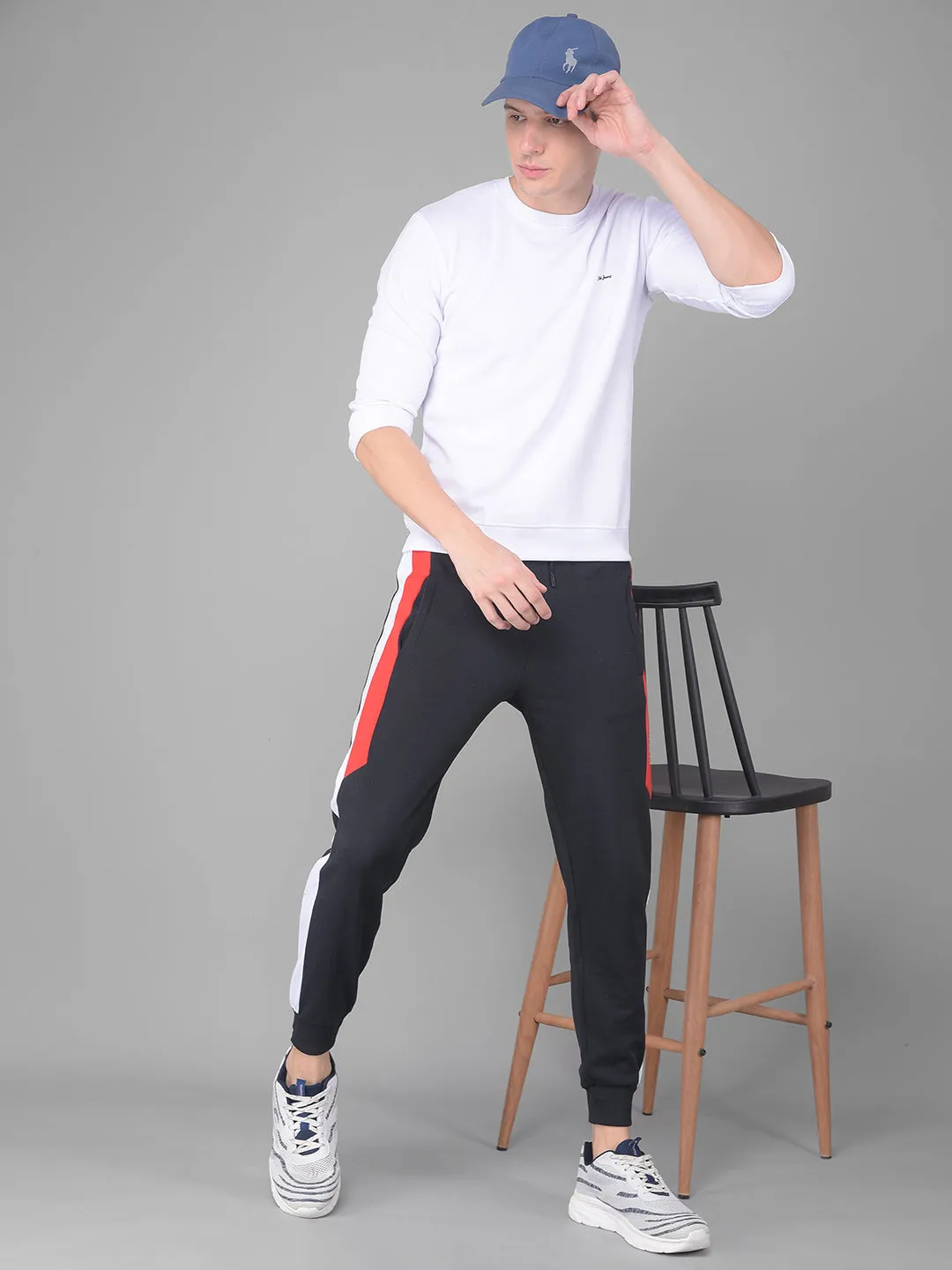COBB SOLID BLACK WAIST BAND WINTER LOWER